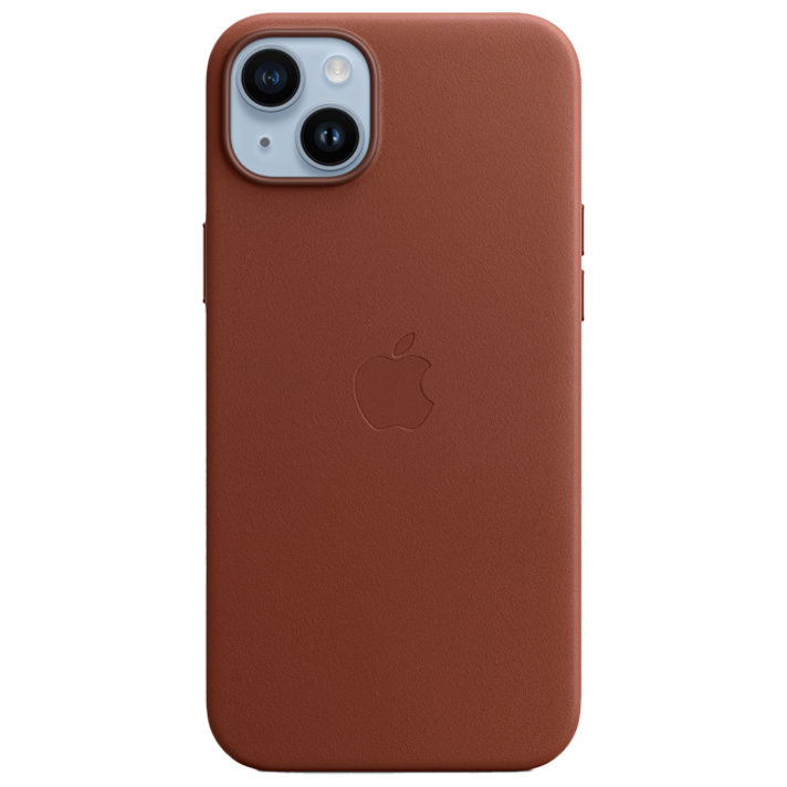 Cover Apple in pelle MagSafe per iPhone 14 Plus – Cuoio