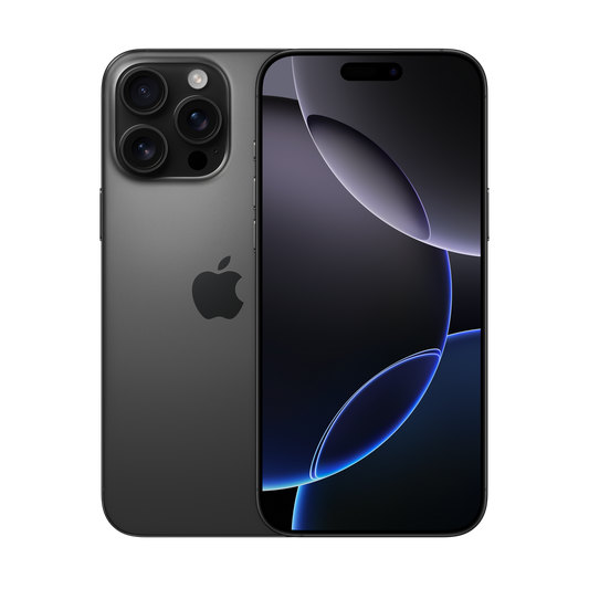 Apple iPhone 16 Pro Max titanio nero, immagine illustrativa del modello