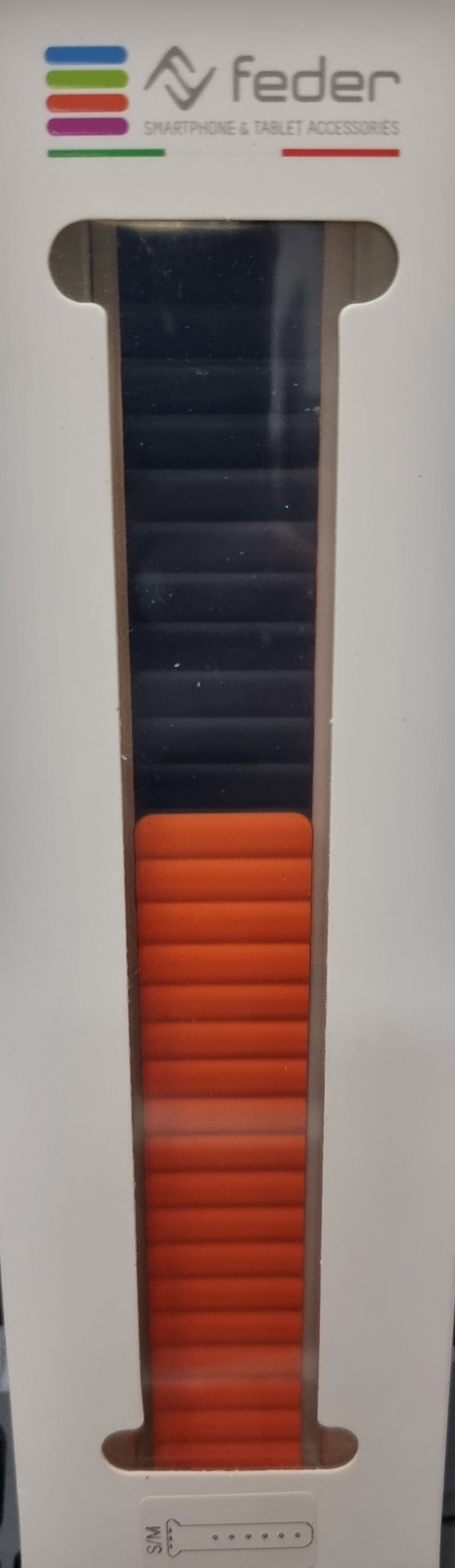 cinturini feder Apple Watch blu arancio