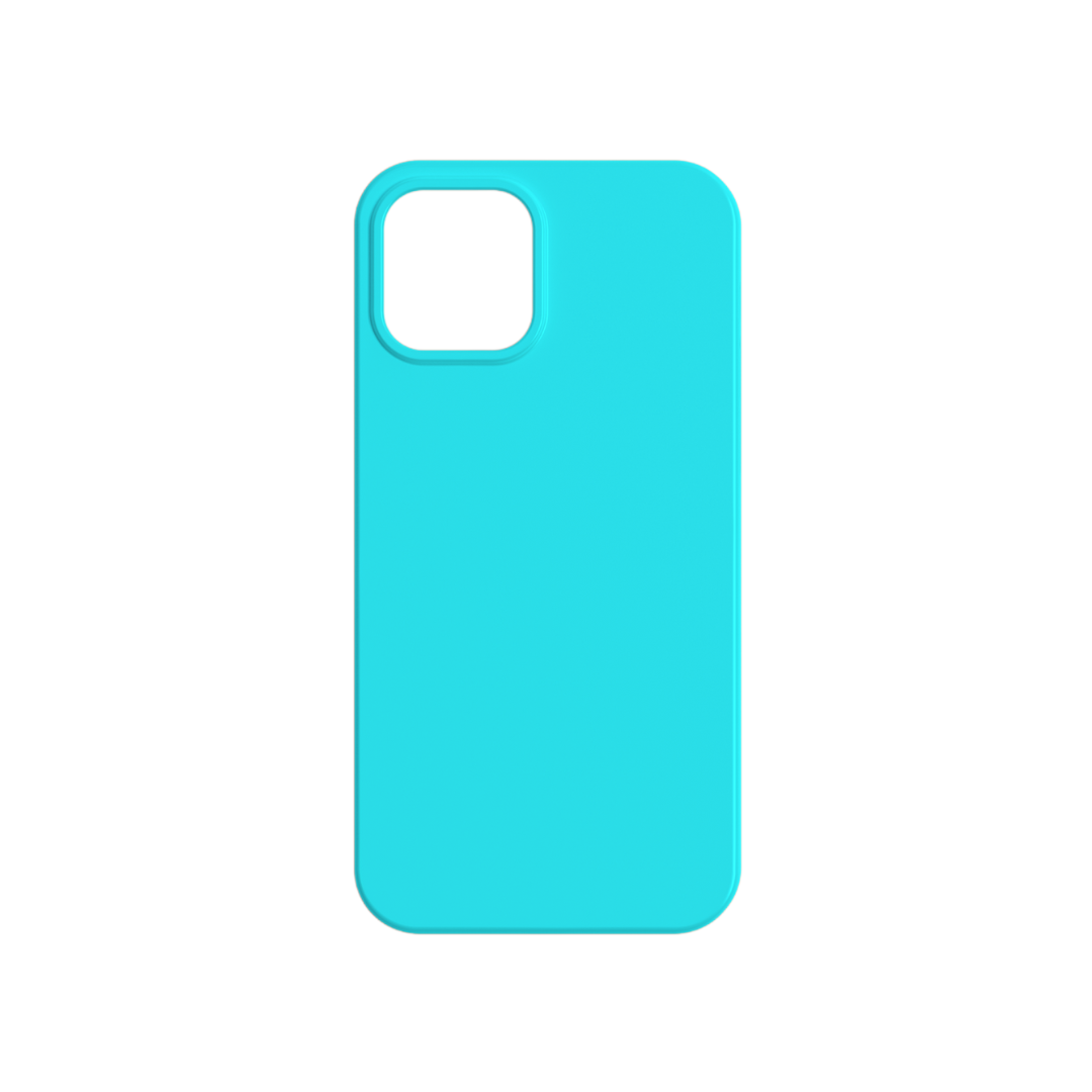 cover silicone liquid per iPhone azzurro
