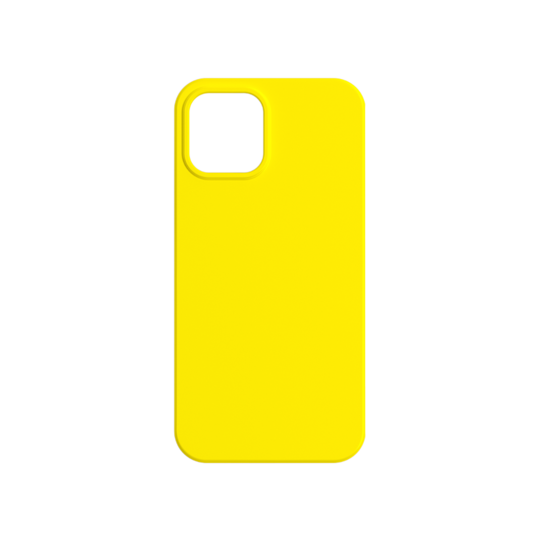cover silicone liquid per iPhone gialla
