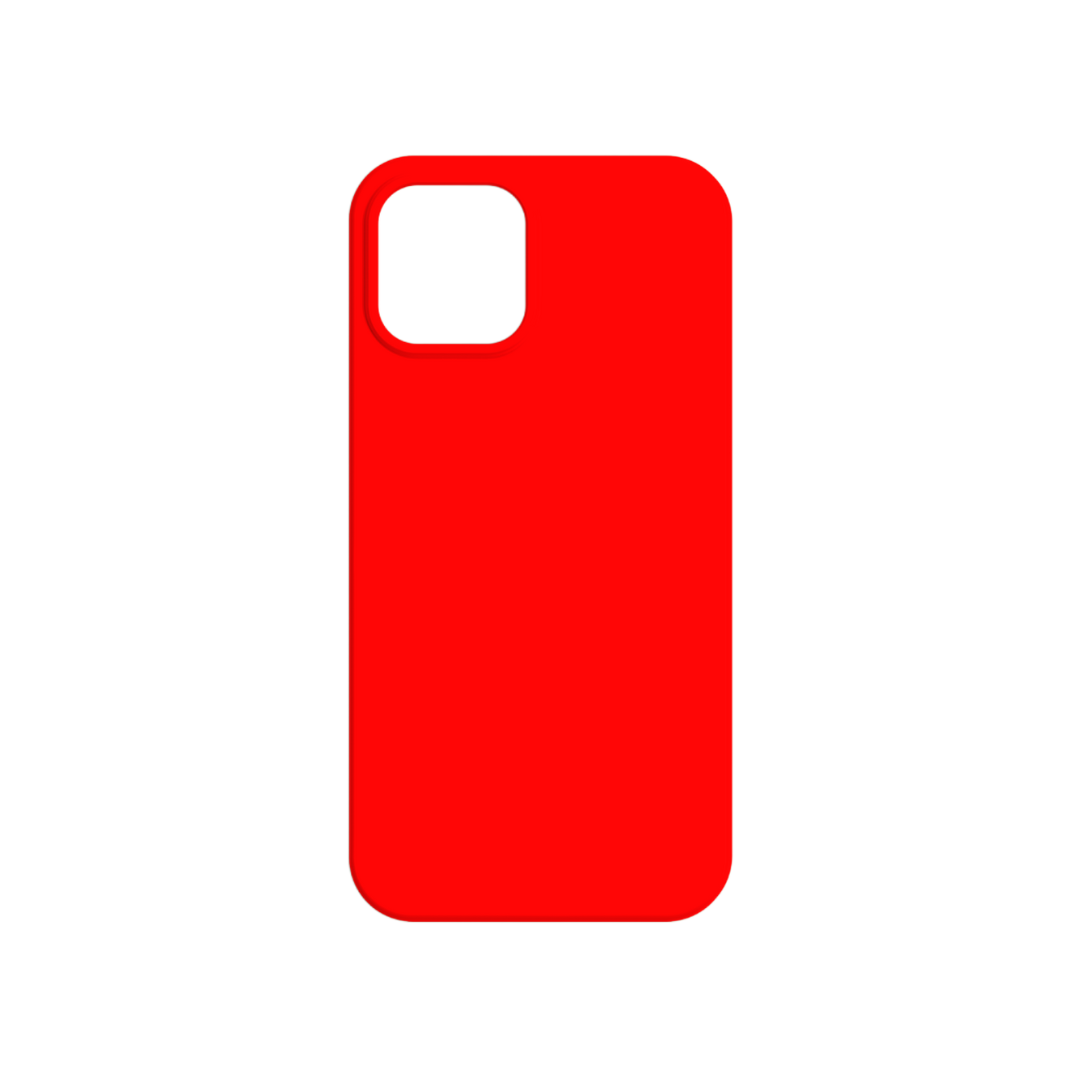 cover silicone liquid per iPhone rosso