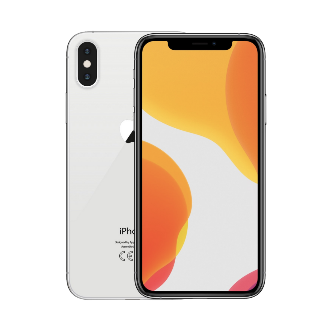 iPhone X argento