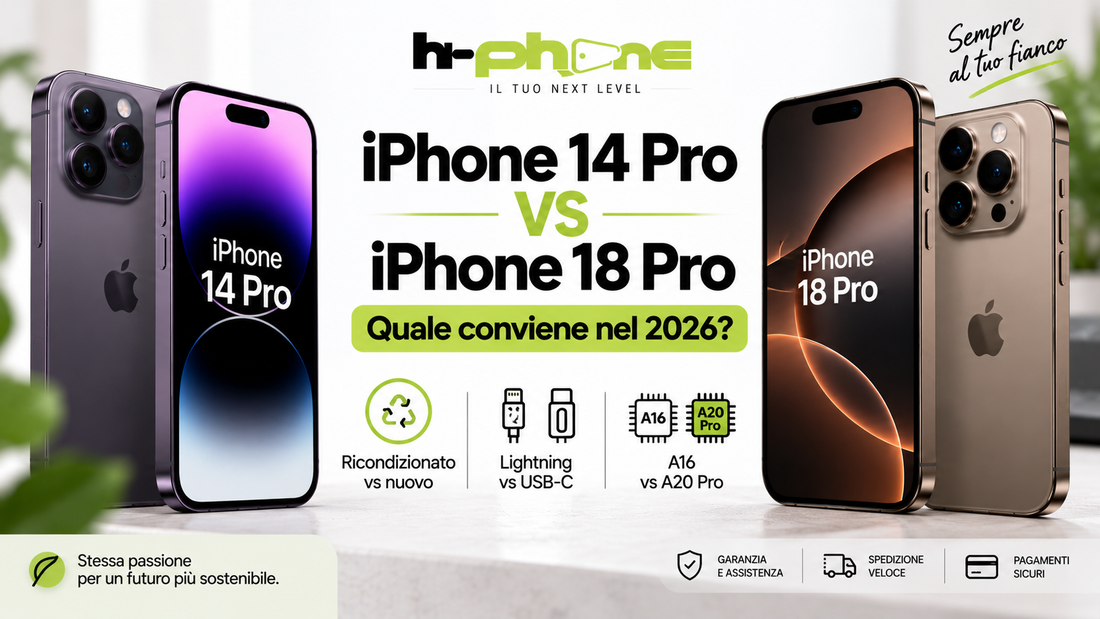 iPhone 14 Pro ricondizionato o iPhone 18 Pro nuovo: quale conviene davvero nel 2026?
