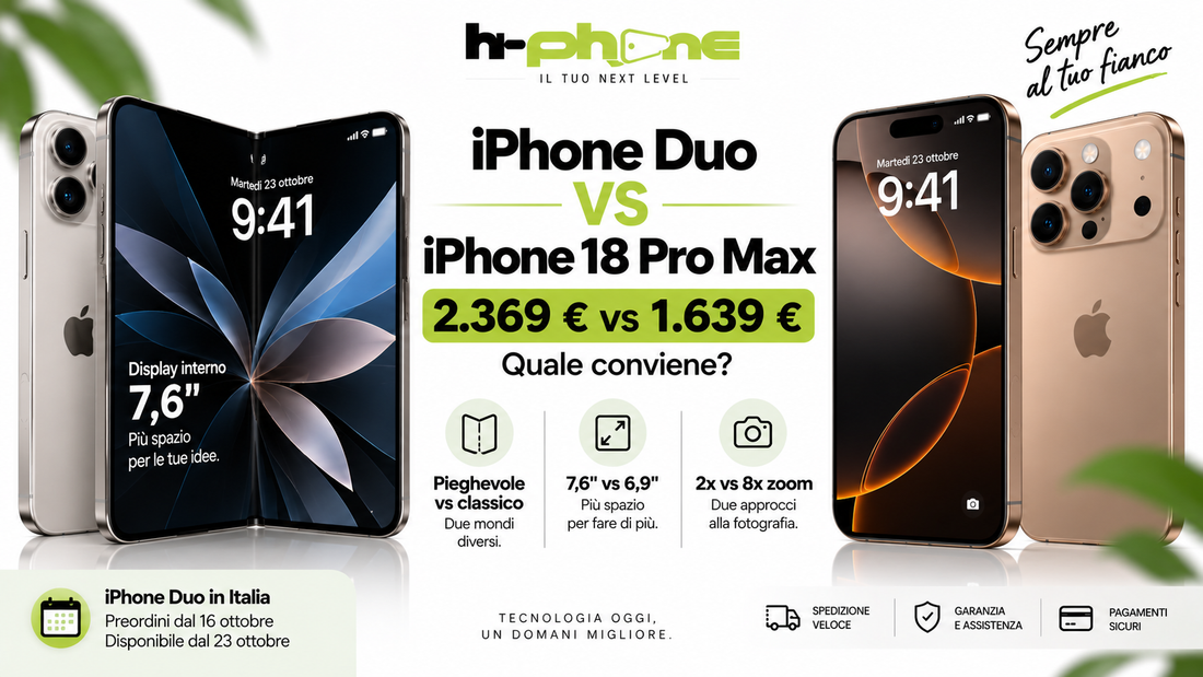 iPhone Duo arriva in Italia: conviene preordinarlo o scegliere iPhone 18 Pro Max?