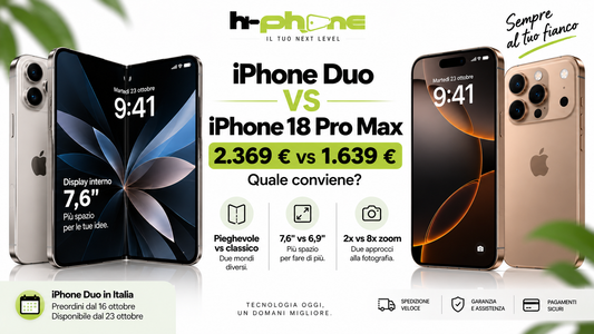 iPhone Duo arriva in Italia: conviene preordinarlo o scegliere iPhone 18 Pro Max?