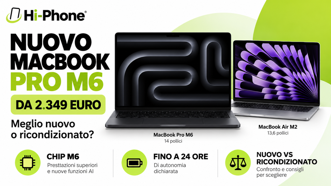 Nuovo MacBook Pro M6 da 2.349 euro: conviene davvero o è meglio un MacBook ricondizionato?