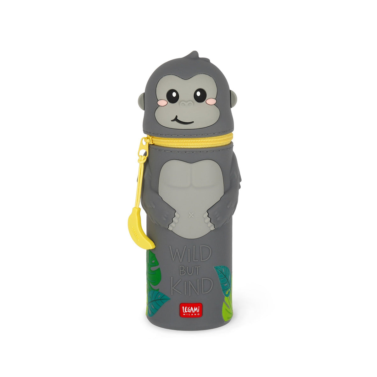 Legami Kawaii Astuccio 2 in 1 in Silicone - Gorilla