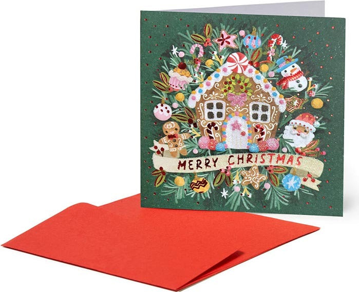 CHRISTMAS GREETING CARDS - 7X7 - GINGERB
