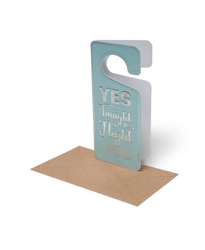CHEERS!GREETING CARDS - 11,5X17 DOORHOLD