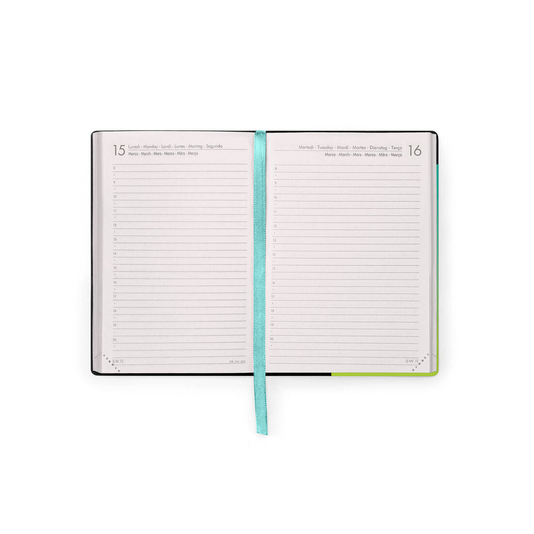 Legami Agenda Giornaliera Small 2027 Shades of Green, foto ufficiale 3