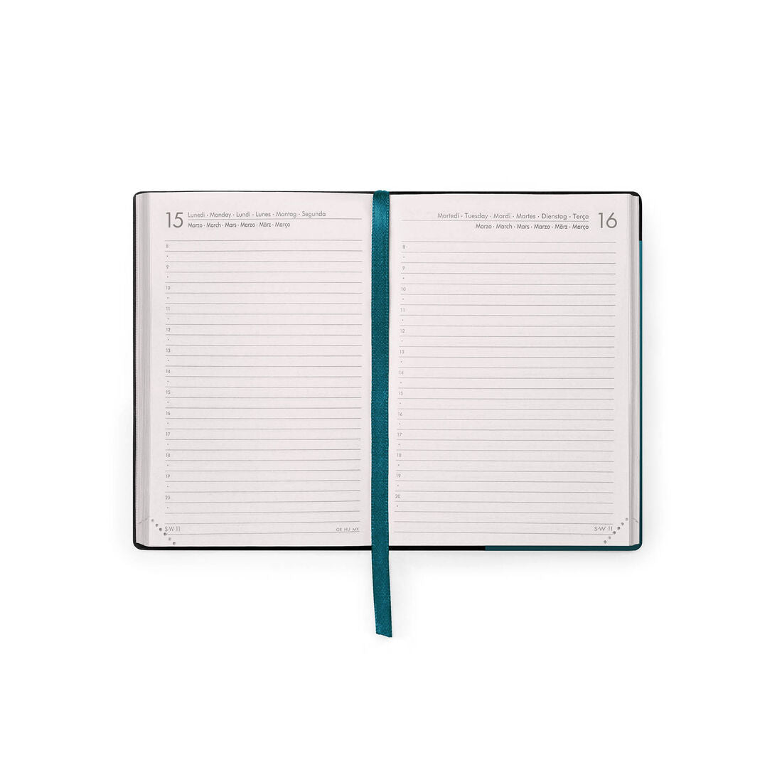 Legami Agenda Giornaliera Small 2027 Deep Teal, foto ufficiale 3