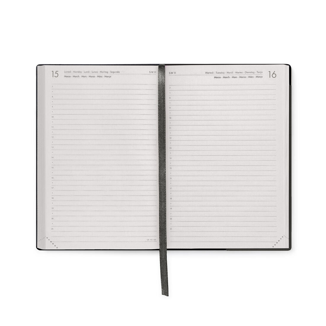 Legami Agenda Giornaliera Medium 2027 Black Suit, foto ufficiale 3