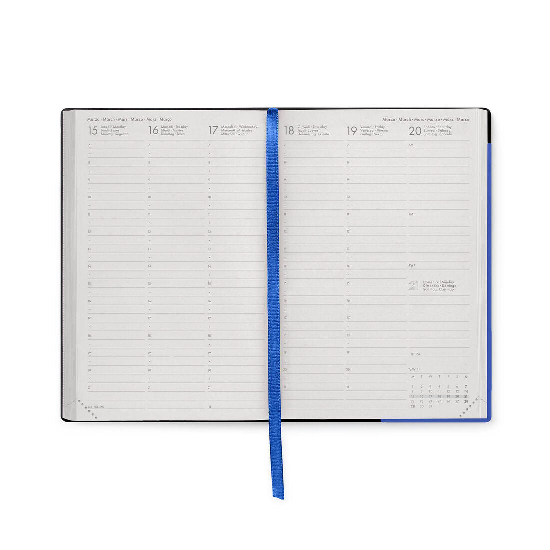 Legami Agenda Settimanale Medium 2027 Eclectic Blue, foto originale 3