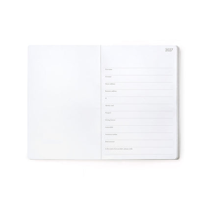 Legami Agenda Settimanale Fotografica Medium 12 Mesi 2027 Vintage Book Carpe Diem, foto 2