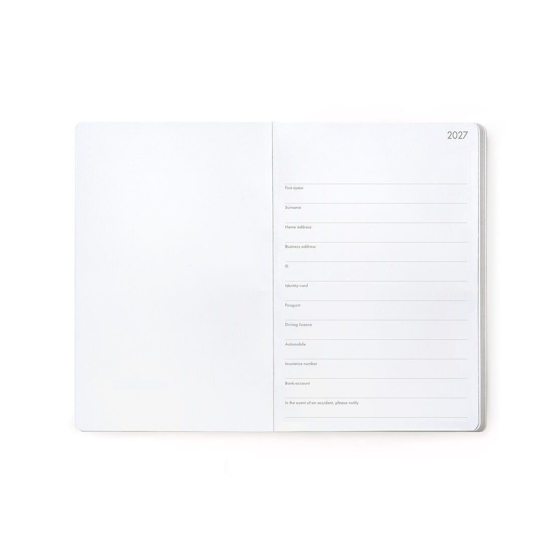 Legami Agenda Settimanale Fotografica Medium 12 Mesi 2027 Travel Stickers, foto 2