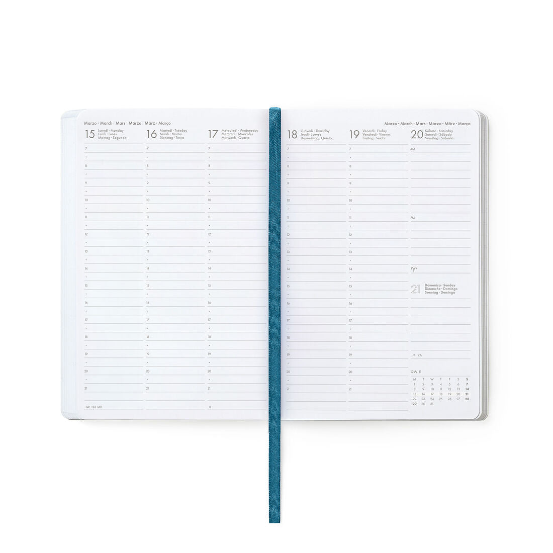 Legami Agenda Settimanale Fotografica Medium 12 Mesi 2027 Travel Stickers, foto 3