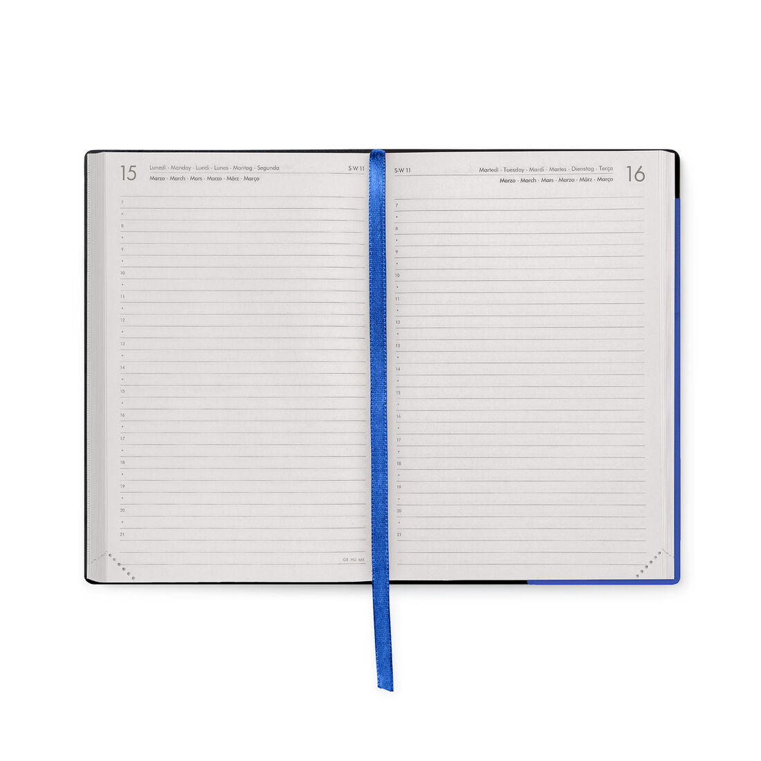 Legami Agenda Giornaliera Medium 16 Mesi 2026/2027 Eclectic Blue, foto ufficiale 3