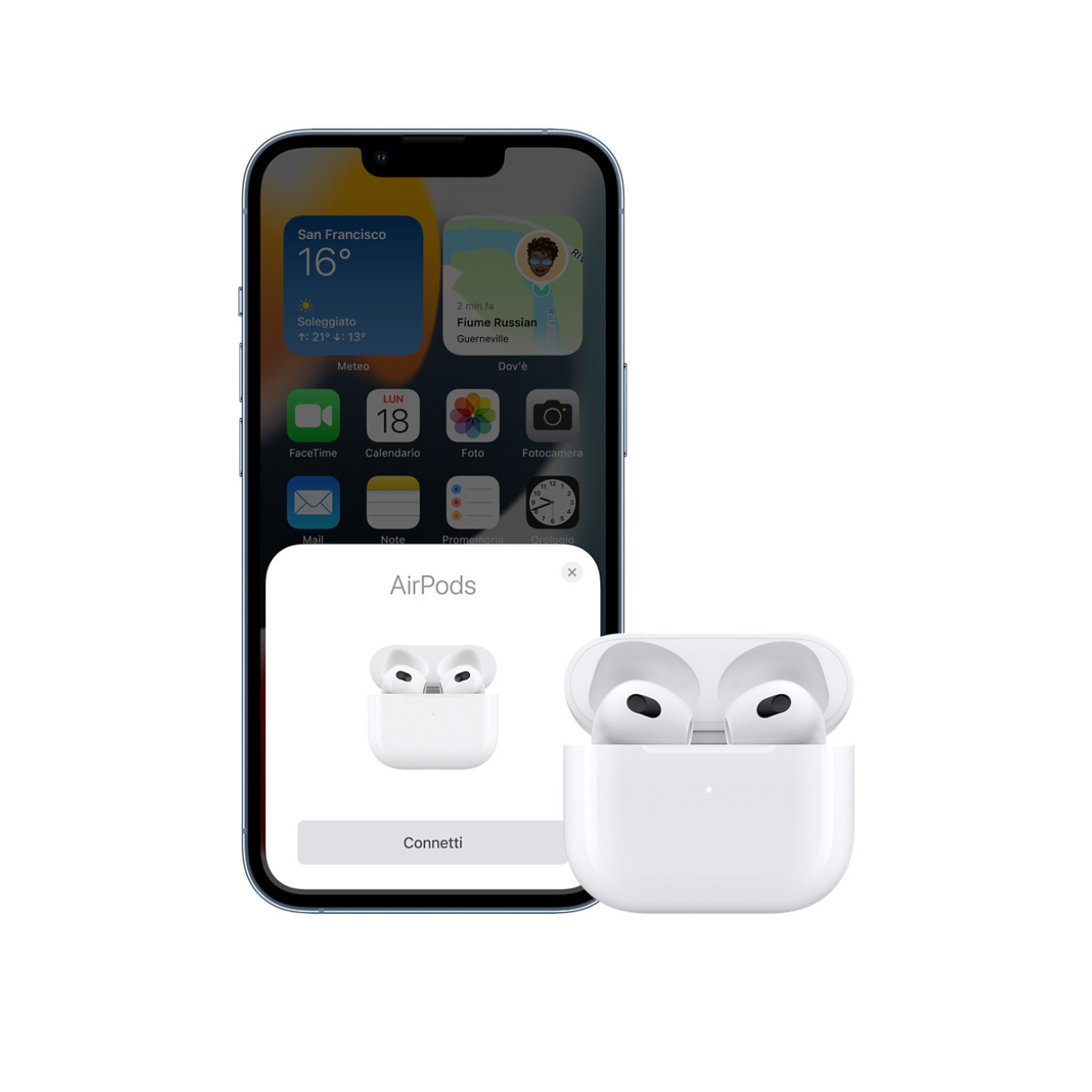 AirPods (terza generazione) 2022 con custodia di ricarica Lightning [NUOVE]