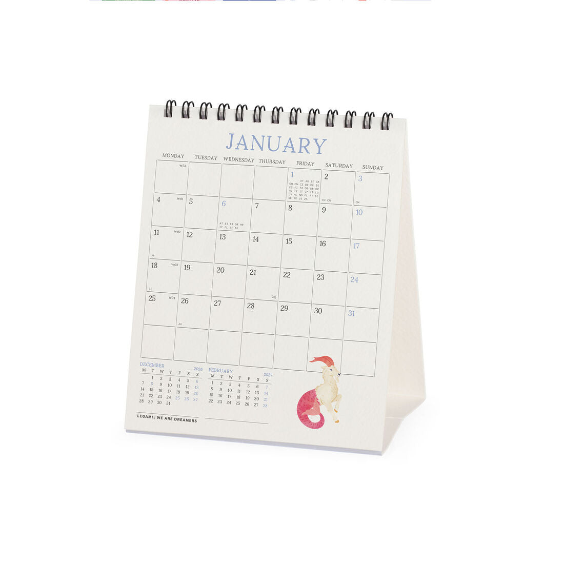 Legami Calendario da Tavolo 2027 Written in the Stars 12 x 14,5 cm, foto ufficiale 3