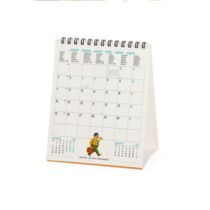 Legami Calendario da Tavolo 2027 Book Lover's 12 x 14,5 cm, foto ufficiale 3