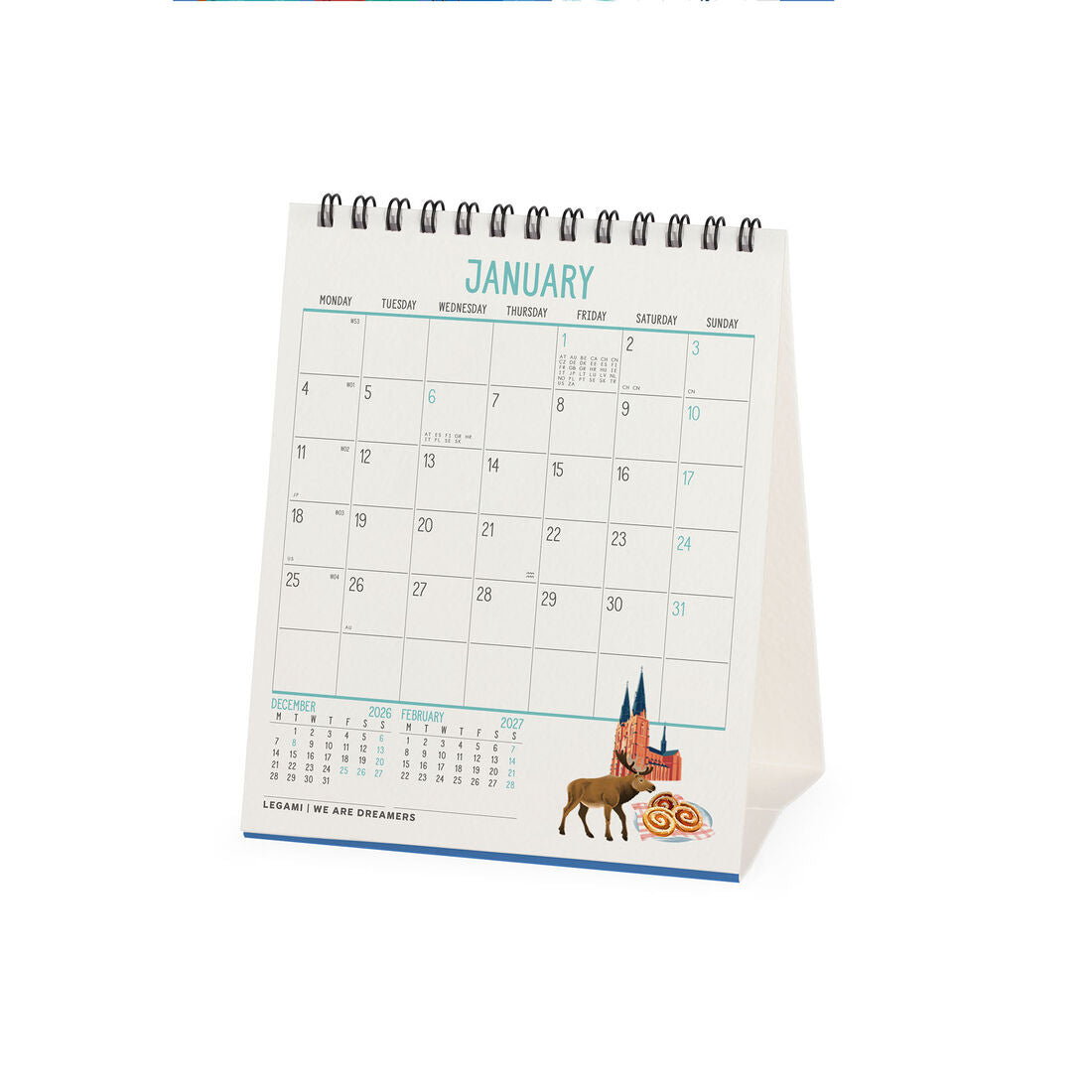 Legami Calendario da Tavolo 2027 Let's Travel the World, fotografia 3