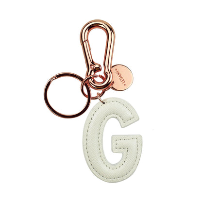 Legami My Initial Portachiavi con Iniziale - G - Bianco