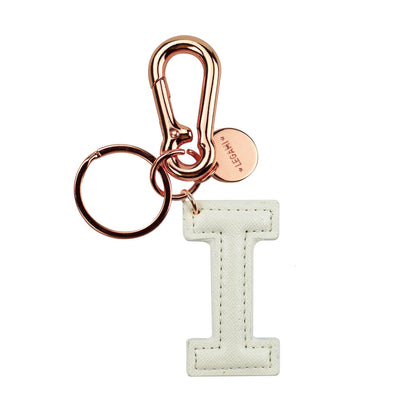 Legami My Initial Portachiavi con Iniziale - I - Bianco