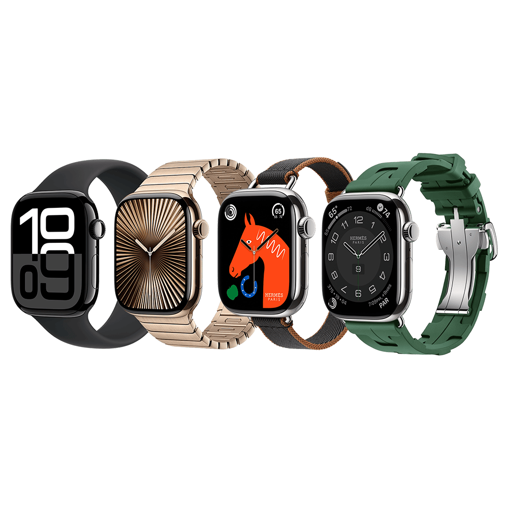 Apple Watch Series 10 ricondizionato – foto illustrativa della gamma; vedere la variante per colore e cinturino