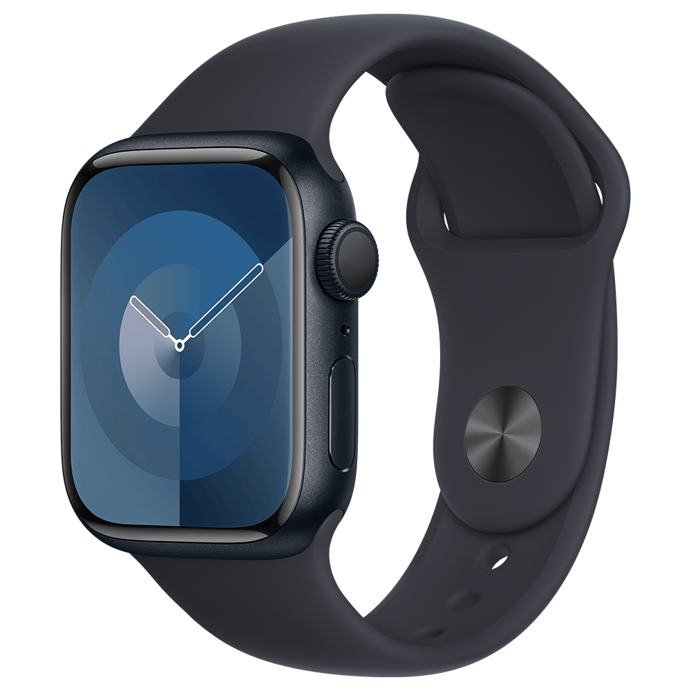 Apple Watch Series 9 ricondizionato – foto illustrativa della gamma; vedere la variante per colore e cinturino