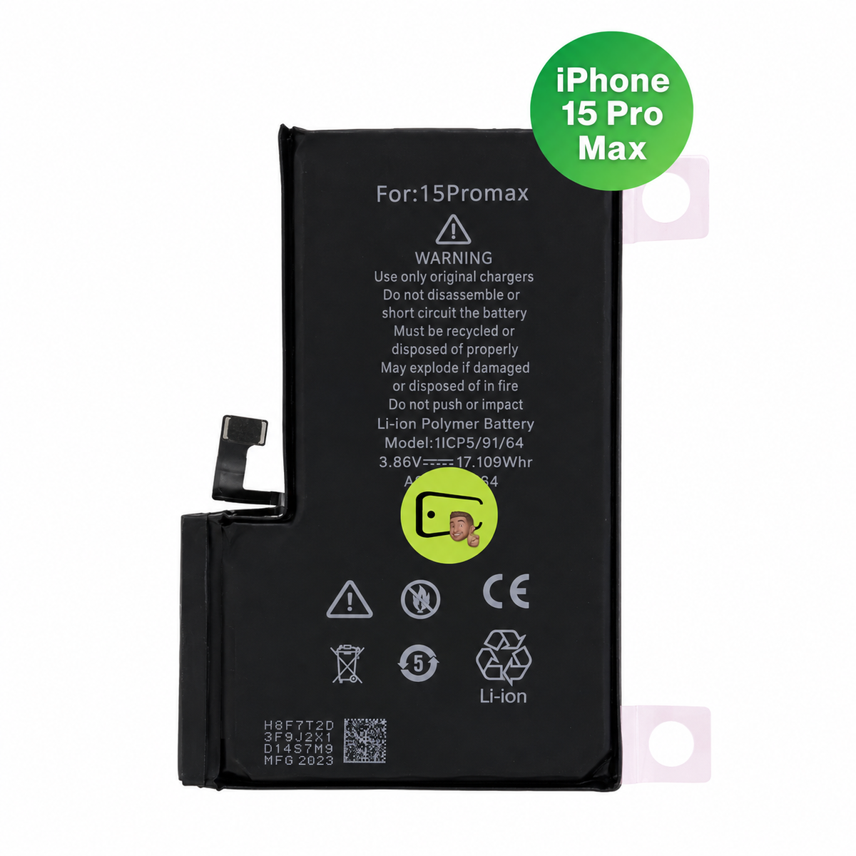 Batteria compatibile iPhone 15 Pro Max - Hi-Phone