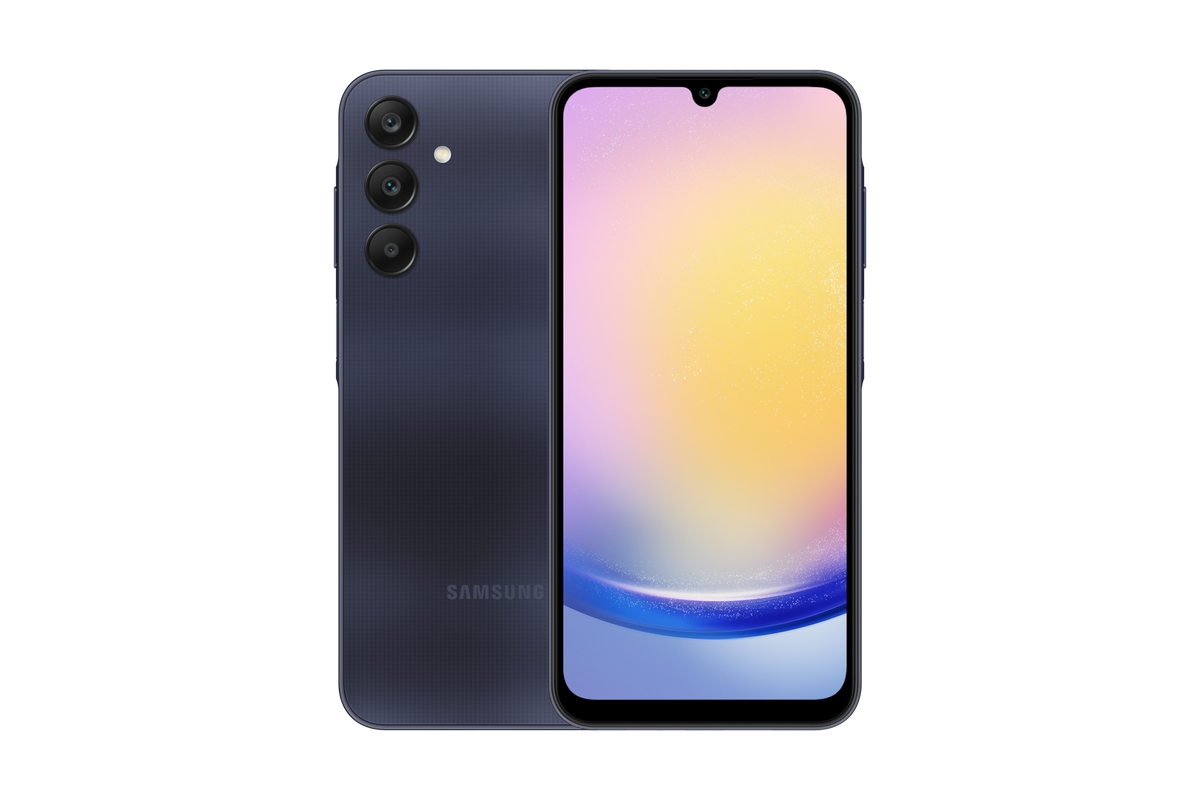 Samsung Galaxy A25 5G Nero — foto ufficiale Samsung, immagine illustrativa del modello