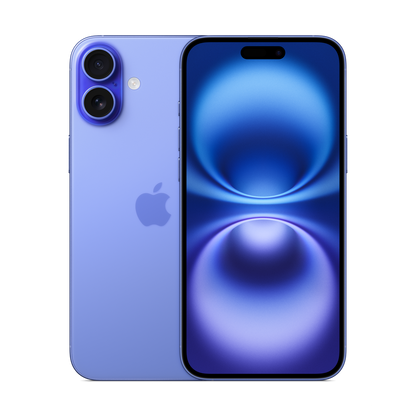 Apple iPhone 16 Plus blu oltremare, immagine illustrativa del modello