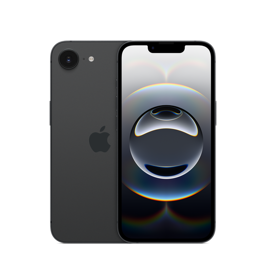 Apple iPhone 16e nero, immagine illustrativa del modello