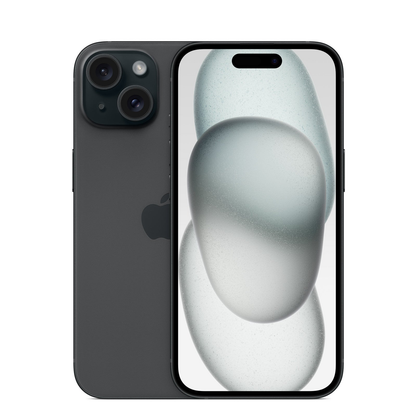 Apple iPhone 15 ricondizionato, Nero - immagine illustrativa del modello
