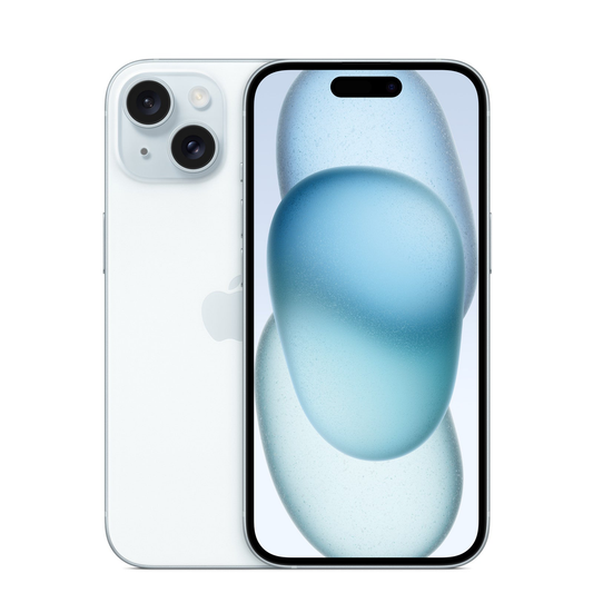 Apple iPhone 15 ricondizionato, Blu - immagine illustrativa del modello