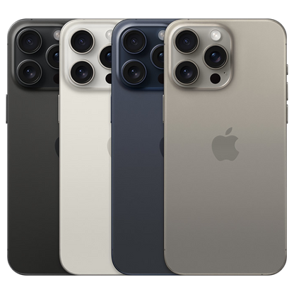 Apple iPhone 15 Pro Max nei quattro colori titanio