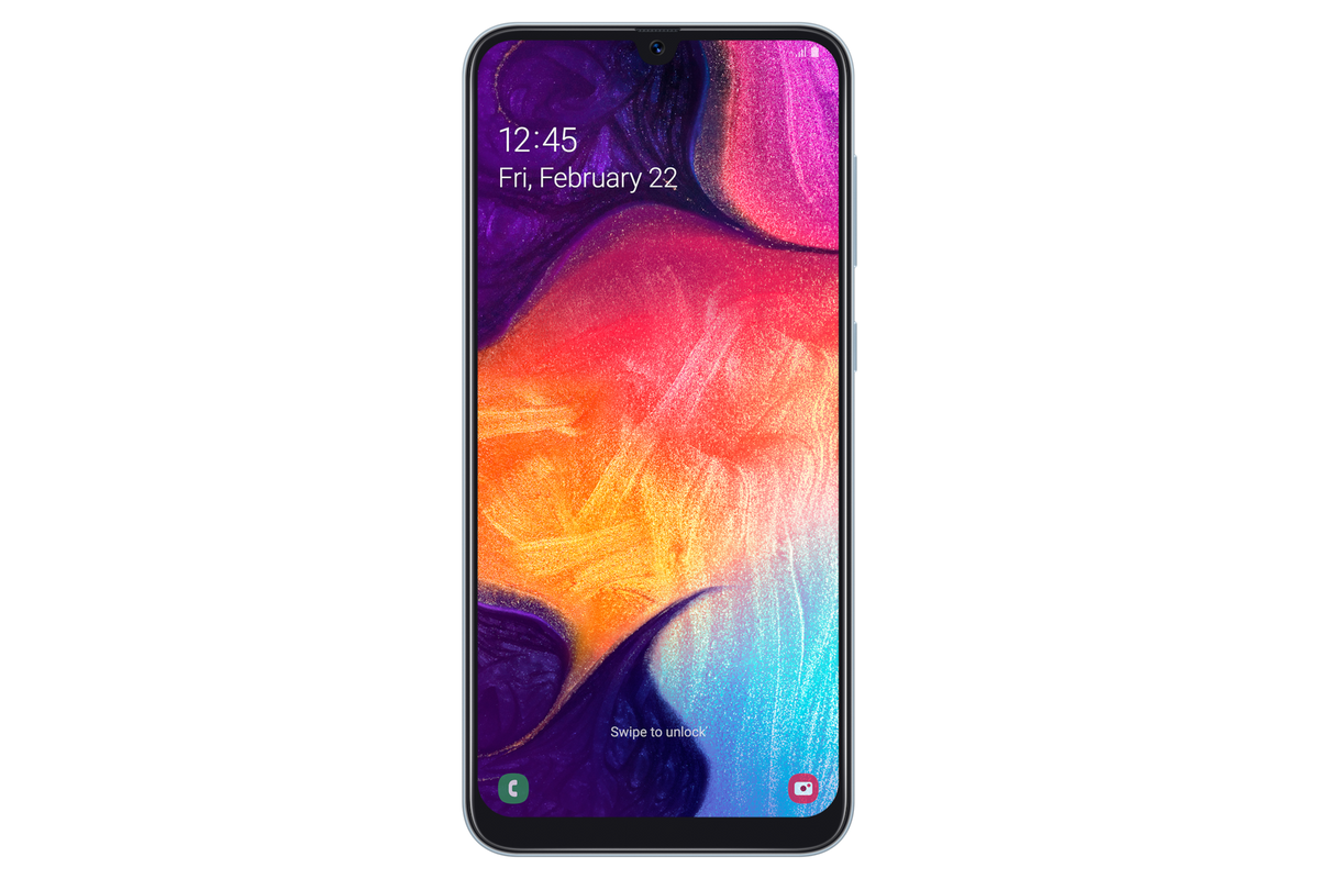 Samsung Galaxy A50 — Bianco — foto ufficiale Samsung