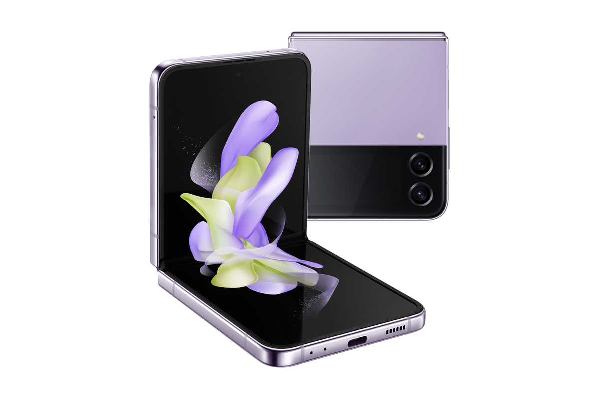 Samsung Z flip 4 — Viola — foto ufficiale Samsung