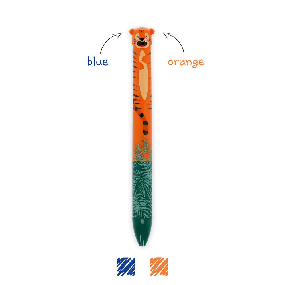Penna bicolore Legami Tiger Click Clack