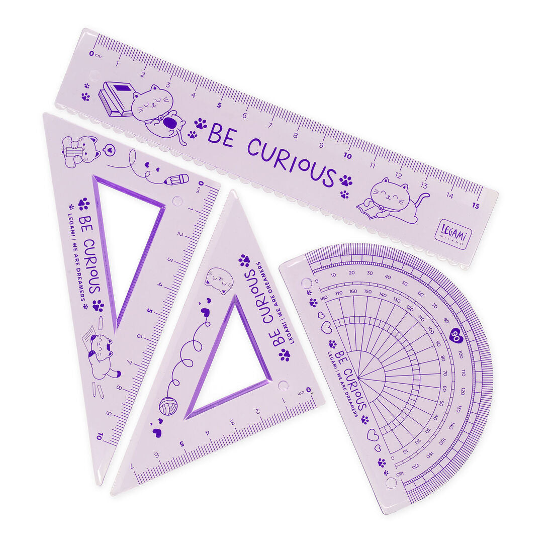 Legami You Rule! Kitty Set Geometria 4 Pezzi, fotografia 1