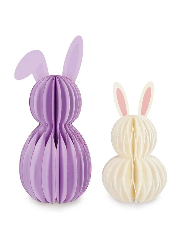 Legami Hoppy Easter Set di 2 Coniglietti Pieghevoli in Carta