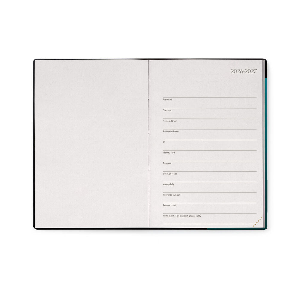 Legami Agenda Giornaliera Medium 16 Mesi 2026/2027 Deep Teal, foto 2