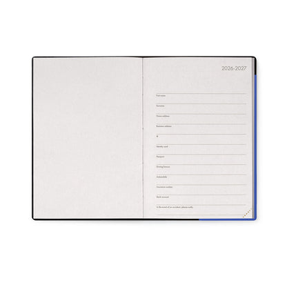 Legami Agenda Giornaliera Medium 16 Mesi 2026/2027 Eclectic Blue, foto 2