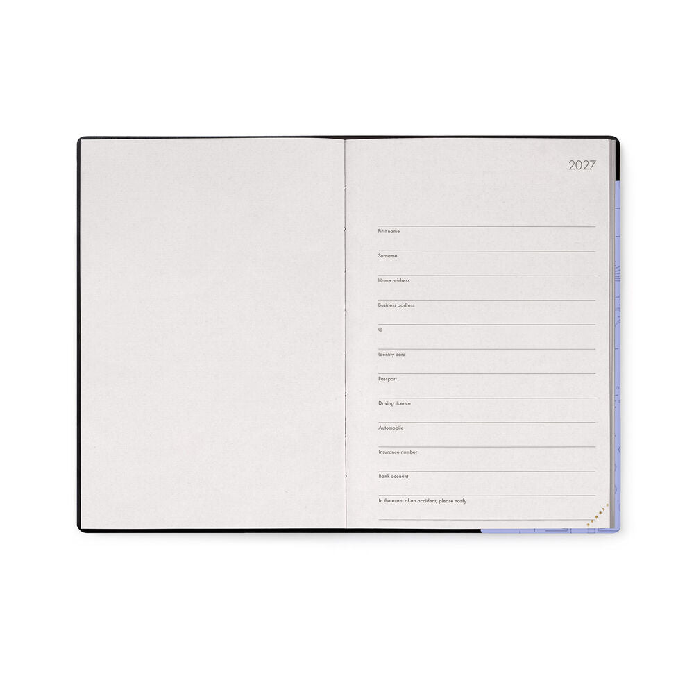 Legami Agenda Giornaliera Medium 2027 Cosmic Lilac, foto 2