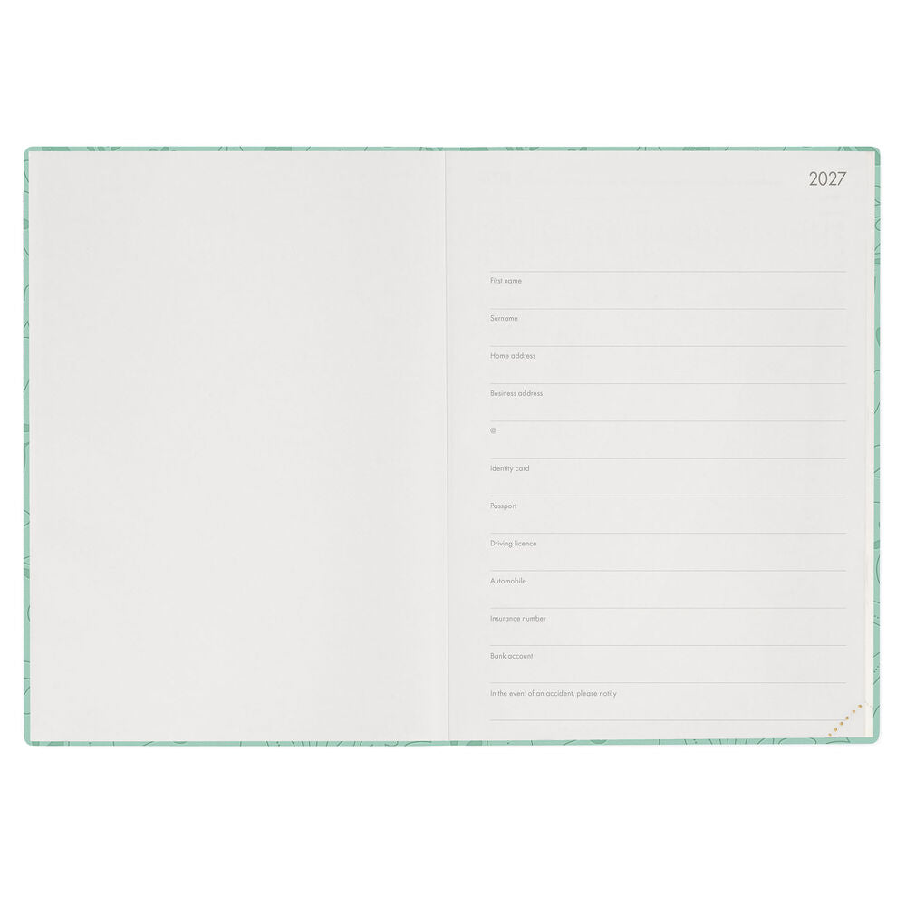 Legami Agenda Giornaliera Maxi 13 Mesi 2027 Botanic Garden foto 2
