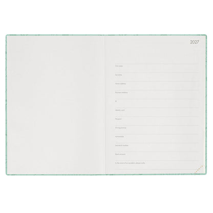 Legami Agenda Giornaliera Maxi 13 Mesi 2027 Botanic Garden foto 2