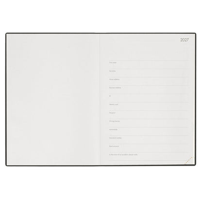 Legami Agenda Giornaliera Maxi 13 Mesi 2027 Black Suit, foto 2