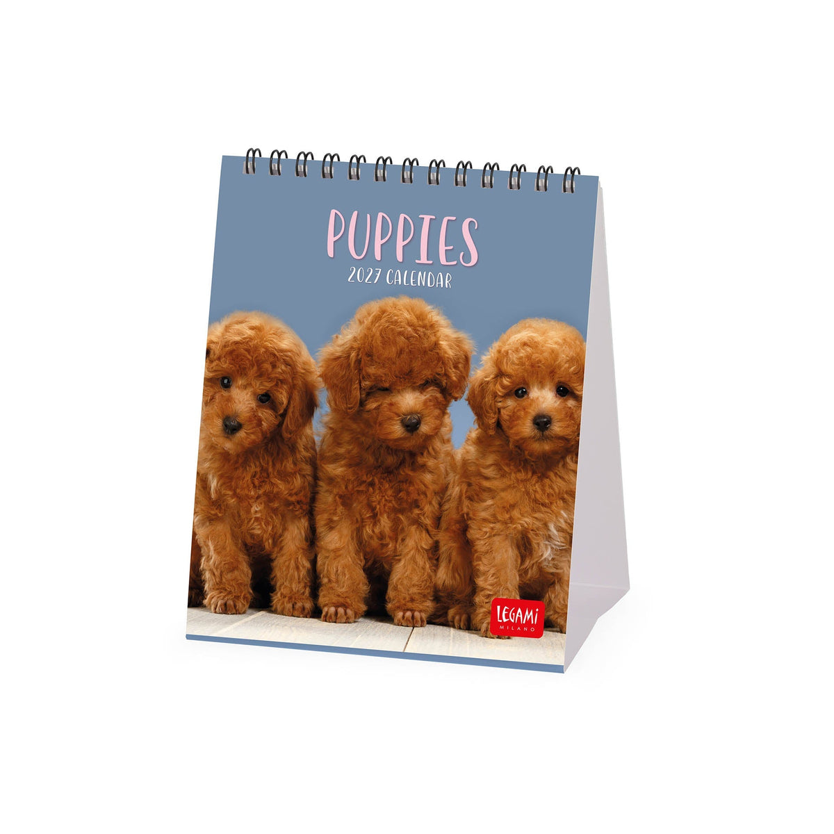 Legami Calendario da Tavolo 2027 Puppies 12 x 14,5 cm – foto 1