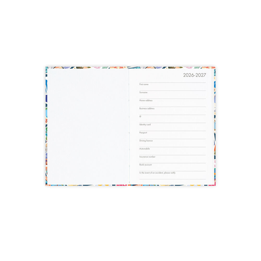 Legami Agenda Giornaliera Fotografica Small 16 Mesi 2026/2027 Travel Stickers, foto 2